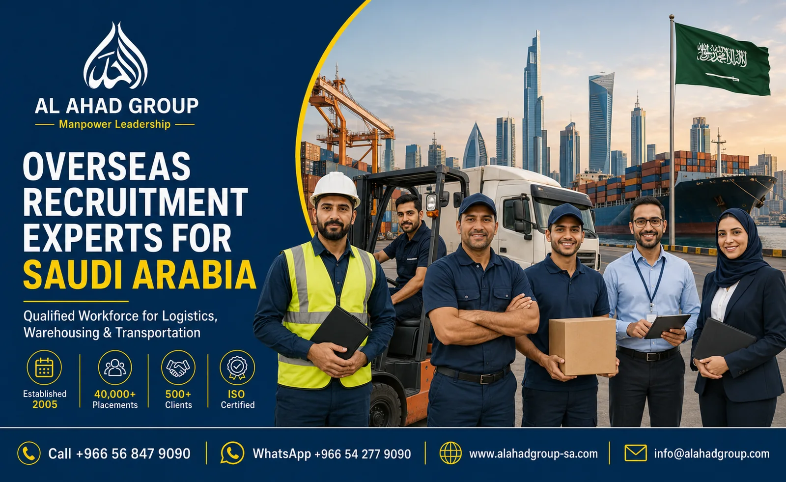 AL AHAD GROUP employer workforce briefing team supporting employers in Taif, Saudi Arabia